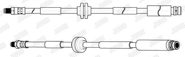 Jurid/Bendix 173257J Brake Hose 173257J