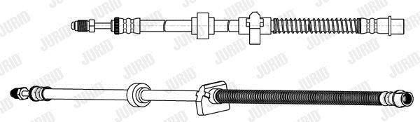 Jurid/Bendix 173304J Brake Hose 173304J