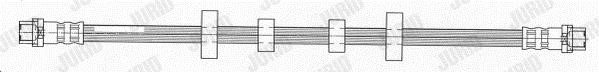 Jurid/Bendix 173308J Brake Hose 173308J