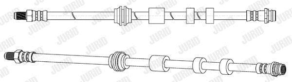 Jurid/Bendix 173141J Brake Hose 173141J