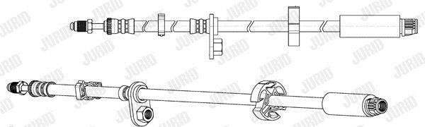 Jurid/Bendix 173175J Brake Hose 173175J