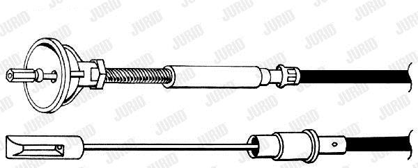 Jurid/Bendix 421117J Clutch cable 421117J