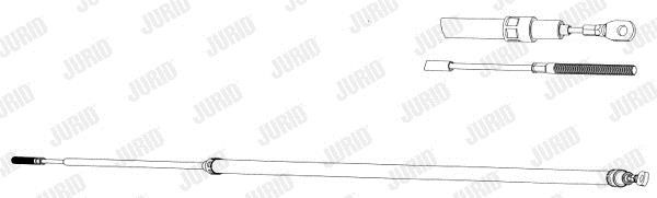 Jurid/Bendix 432012J Cable Pull, parking brake 432012J