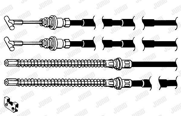 Jurid/Bendix 432933J Cable Pull, parking brake 432933J