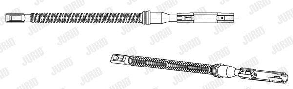 Jurid/Bendix 432935J Cable Pull, parking brake 432935J