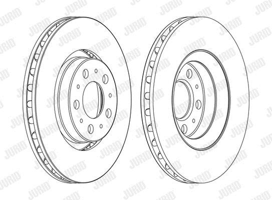 Jurid/Bendix 562173JC-1 Brake disk 562173JC1 562173JC1 Jurid/Bendix Brake disk