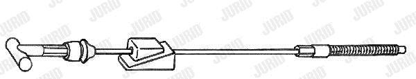 Jurid/Bendix 432977J Cable Pull, parking brake 432977J