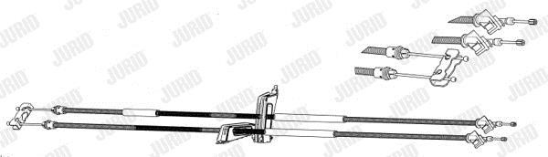 Jurid/Bendix 432979J Cable Pull, parking brake 432979J