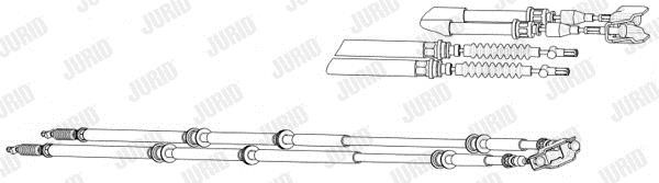 Jurid/Bendix 433018J Cable Pull, parking brake 433018J