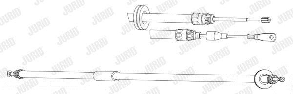 Jurid/Bendix 433020J Cable Pull, parking brake 433020J