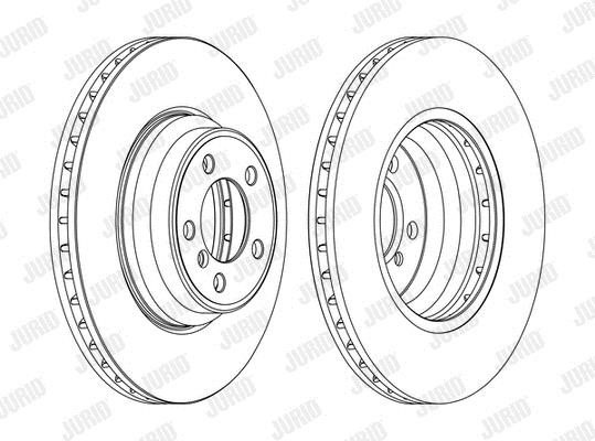 Jurid/Bendix 562401JC-1 Brake disk 562401JC1 562401JC1 Jurid/Bendix Brake disk