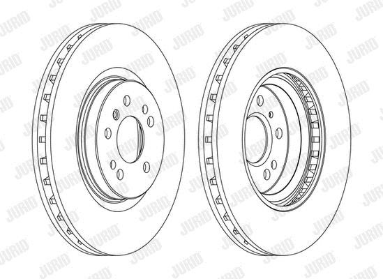 Jurid/Bendix 562403JC-1 Brake disk 562403JC1 562403JC1 Jurid/Bendix Brake disk