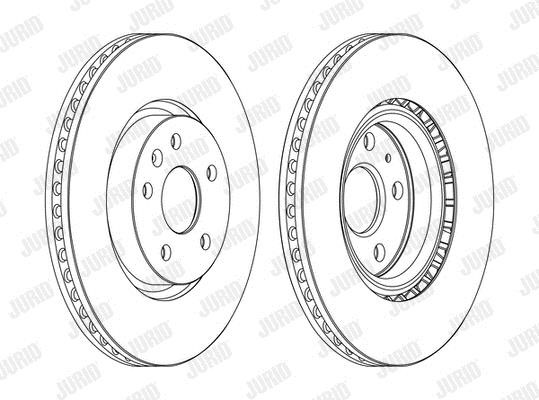Jurid/Bendix 562464JC-1 Brake disk 562464JC1 562464JC1 Jurid/Bendix Brake disk