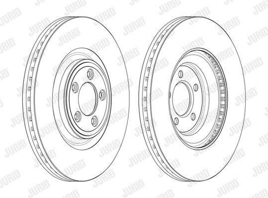 Jurid/Bendix 562692JC-1 Brake disk 562692JC1 562692JC1 Jurid/Bendix Brake disk