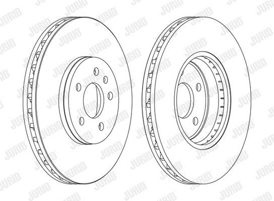 Jurid/Bendix 562511JC-1 Brake disk 562511JC1 562511JC1 Jurid/Bendix Brake disk