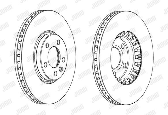 Jurid/Bendix 562739JC-1 JURID LV BRAKE DISC (PIECE) 562739JC1