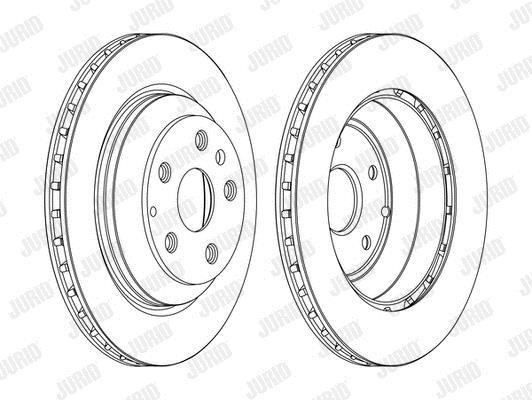 Jurid/Bendix 562513JC-1 Brake disk 562513JC1 562513JC1 Jurid/Bendix Brake disk