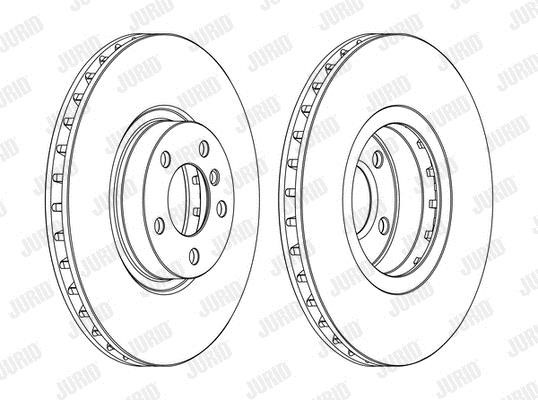 Jurid/Bendix 562520JC-1 Brake disk 562520JC1 562520JC1 Jurid/Bendix Brake disk