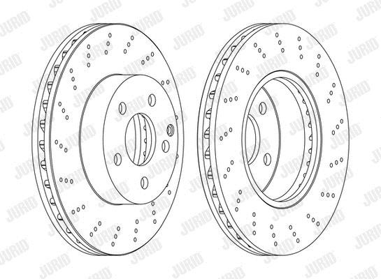 Jurid/Bendix 562619JC-1 Brake disk 562619JC1 562619JC1 Jurid/Bendix Brake disk