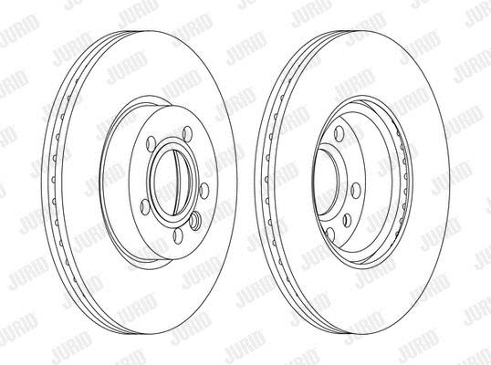 Jurid/Bendix 562626JC-1 Brake disk 562626JC1 562626JC1 Jurid/Bendix Brake disk