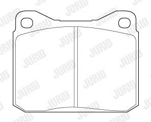 Jurid/Bendix 571255J Brake Pad Set, disc brake 571255J