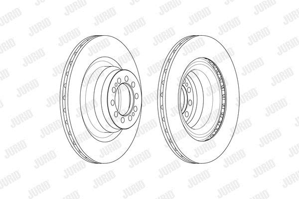 Brake discs Renault Master Pro: 569253J Jurid/Bendix Brake disk