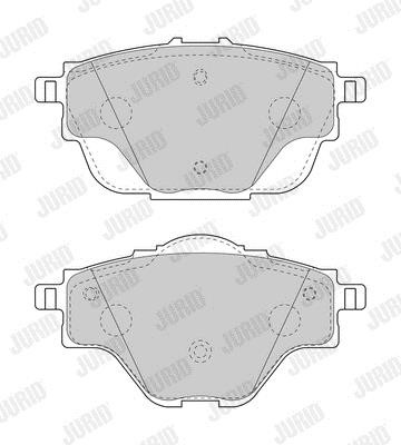 Brake pad set Jurid/Bendix 573622J