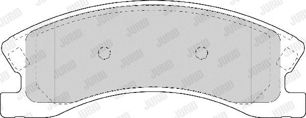 Jurid/Bendix 573636J Brake Pad Set, disc brake 573636J