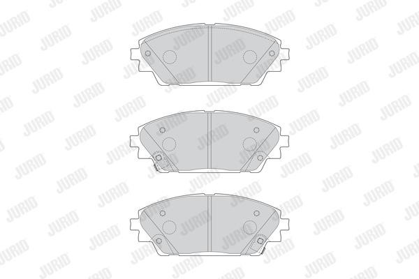 Brake pad set Jurid/Bendix 573611J