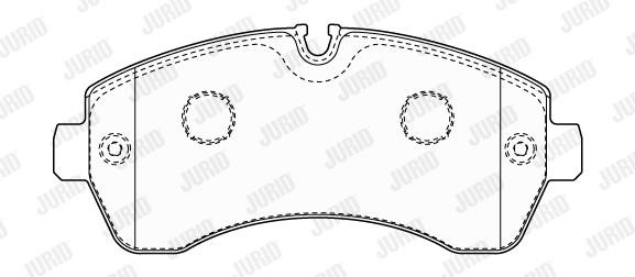 Jurid/Bendix 573761J Brake Pad Set, disc brake 573761J
