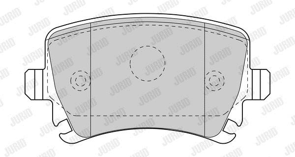Jurid/Bendix 573846J Brake Pad Set, disc brake 573846J