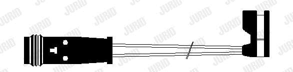 Jurid/Bendix 581404 Warning contact, brake pad wear 581404
