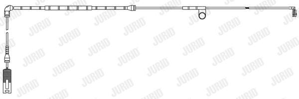 Jurid/Bendix 581520 Warning contact, brake pad wear 581520