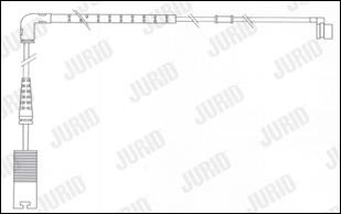 Jurid/Bendix 581414 Warning contact, brake pad wear 581414