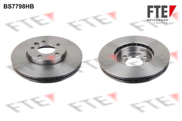 FTE BS7798B Front brake disc ventilated BS7798B