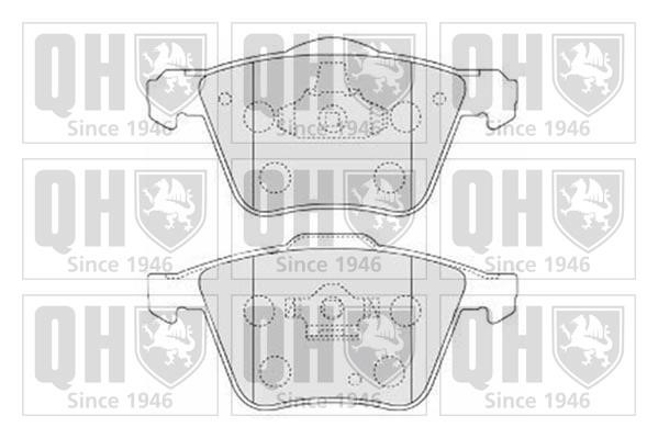 Quinton Hazell BP1548 Brake Pad Set, disc brake BP1548