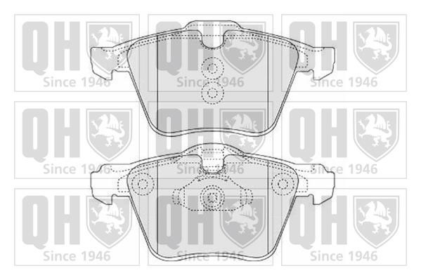 Quinton Hazell BP1559 Brake Pad Set, disc brake BP1559
