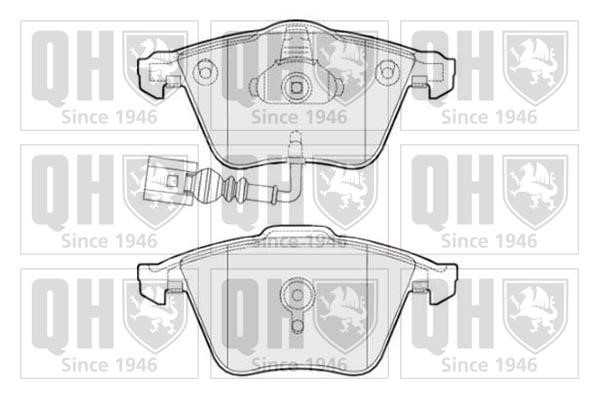 Quinton Hazell BP1564 Brake Pad Set, disc brake BP1564