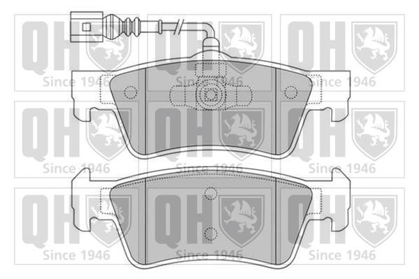Quinton Hazell BP1567 Brake Pad Set, disc brake BP1567
