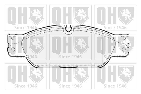 Quinton Hazell BP1614 Brake Pad Set, disc brake BP1614