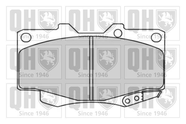 Quinton Hazell BP1616 Brake Pad Set, disc brake BP1616