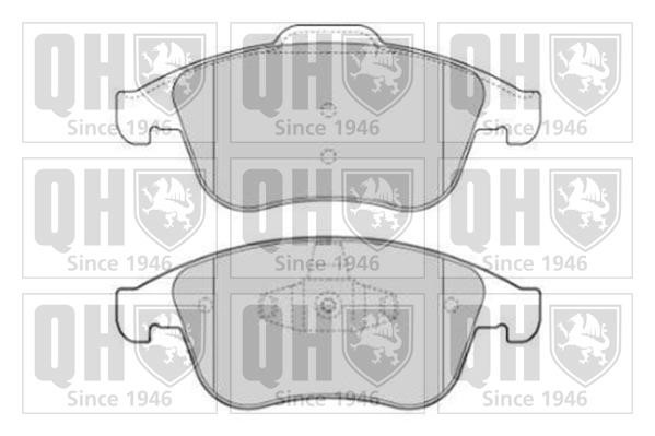 Quinton Hazell BP1644 Brake Pad Set, disc brake BP1644