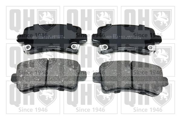 Quinton Hazell BP1663 Brake Pad Set, disc brake BP1663