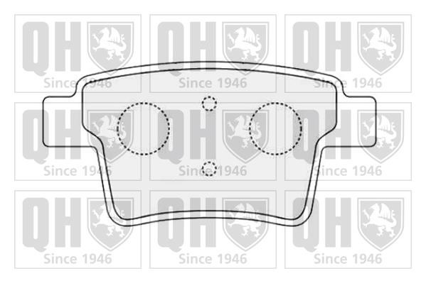 Quinton Hazell BP1499 Brake Pad Set, disc brake BP1499