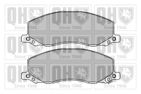 Quinton Hazell BP1668 Brake Pad Set, disc brake BP1668