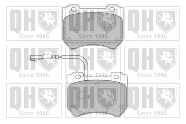 Quinton Hazell BP1685 Brake Pad Set, disc brake BP1685