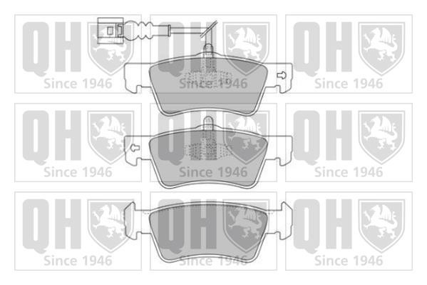 Quinton Hazell BP1698 Brake Pad Set, disc brake BP1698