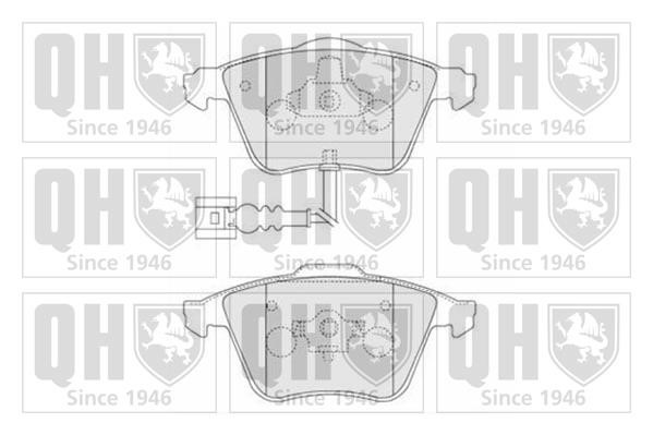 Quinton Hazell BP1533 Brake Pad Set, disc brake BP1533