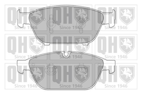 Quinton Hazell BP1747 Brake Pad Set, disc brake BP1747