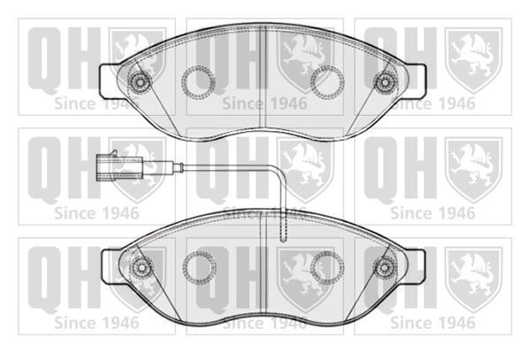 Quinton Hazell BP1828 Brake Pad Set, disc brake BP1828